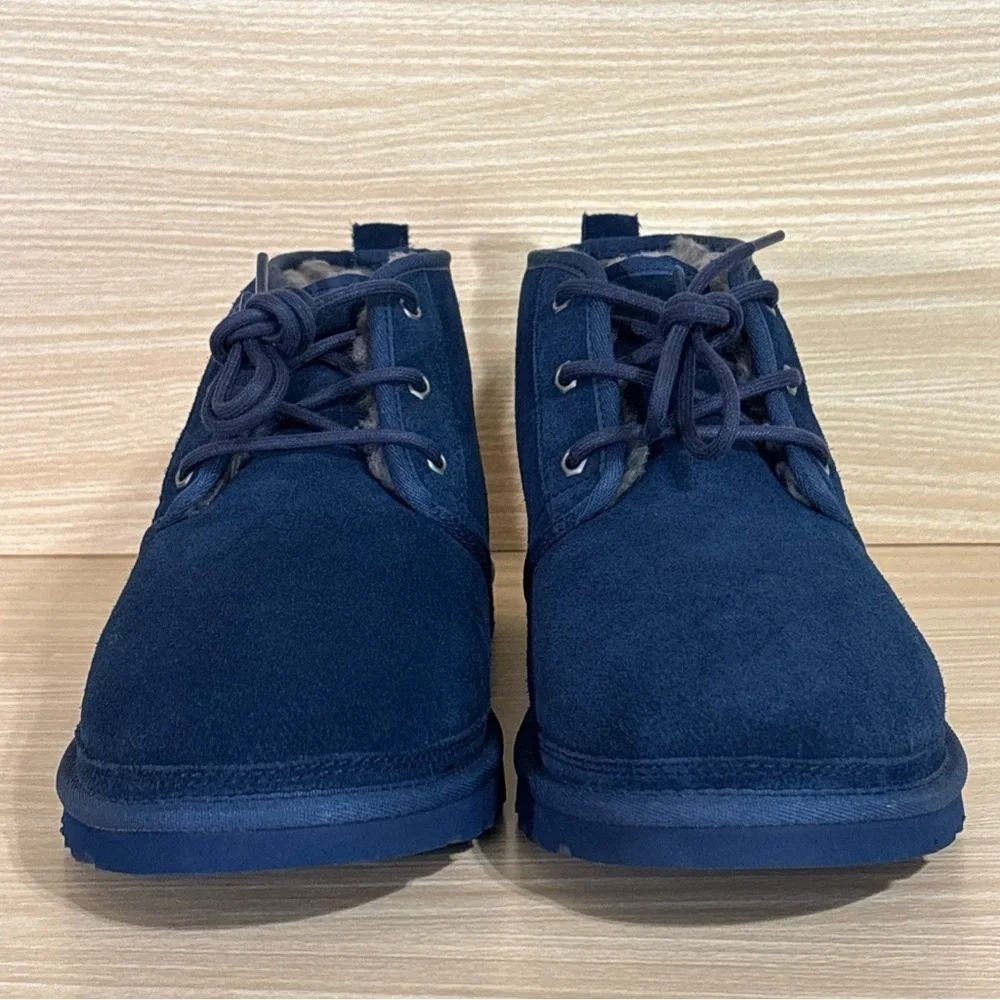 UGG Neumel Chukka Boots Navy Blue Shearling Lined Men’s 11